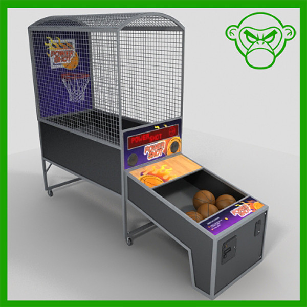 maya arcade basketball - arcade basketball by monkeyodoom